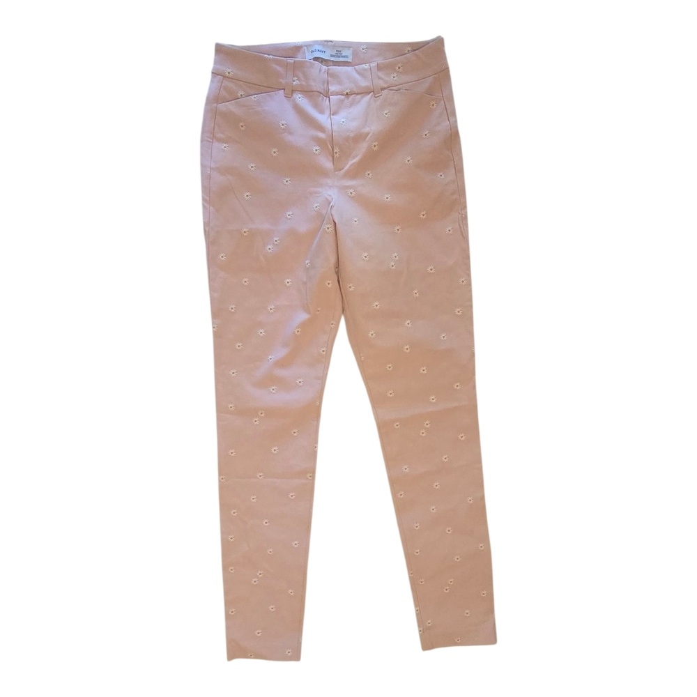 Old Navy Blush Embroidered Pants NWT